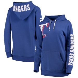Outstanding Texas Rangers G III 4Her by Carl Banks Women's 12th Inning Pullover Hoodie Royal