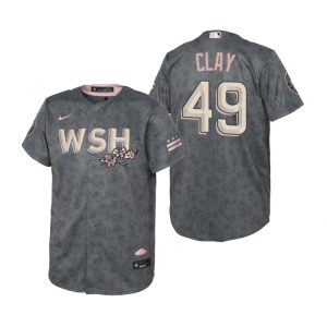 Outstanding Washington Nationals #49 Sam Clay Youth Nike Gray 2022 City Connect Replica Jersey Sports fans this is your chance Order soon to be part of the action