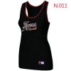 Outstanding Women's Nike Detroit Tigers Tri Blend Racerback Stretch Tank Top Black