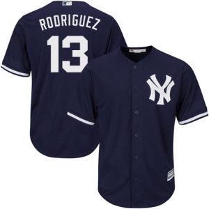 Outstanding Yankees #13 Alex Rodriguez Navy blue Cool Base Stitched Youth MLB Jersey Retailers boost your inventory Order now to meet customer demand
