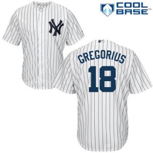 Outstanding Yankees #18 Didi Gregorius White Cool Base Stitched Youth MLB Jersey Retailers boost your inventory Order now to meet customer demand