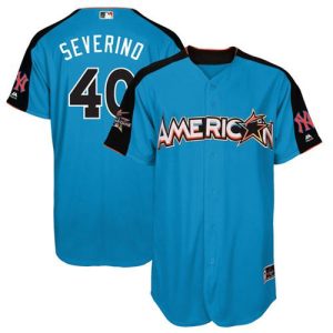 Outstanding Yankees #40 Luis Severino Blue 2017 All Star American League Stitched Youth MLB Jersey Limited stock Order now to show your love for your team