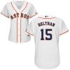 Premium Astros #15 Carlos Beltran White Home Women's Stitched MLB Jersey Act fast Only a few left Secure yours today