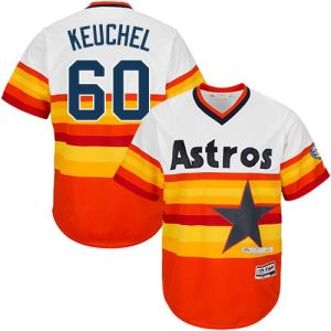 Premium Astros #60 Dallas Keuchel White/Orange Cooperstown Stitched Youth MLB Jersey Retailers boost your inventory Order now to meet customer demand