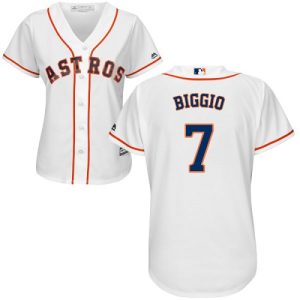 Premium Astros #7 Craig Biggio White Home Women's Stitched MLB Jersey Retailers boost your inventory Order now to meet customer demand