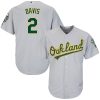 Premium Athletics #2 Khris Davis Grey Cool Base Stitched Youth MLB Jersey Sports enthusiasts seize this opportunity Order now to feel the game excitement