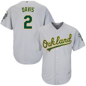 Premium Athletics #2 Khris Davis Grey Cool Base Stitched Youth MLB Jersey Sports enthusiasts seize this opportunity Order now to feel the game excitement