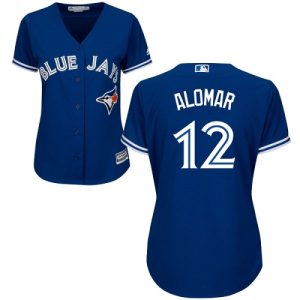 Premium Blue Jays #12 Roberto Alomar Blue Alternate Women's Stitched MLB Jersey For a short time available Grab yours quickly to own a team jersey