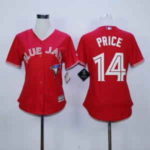 Premium Blue Jays #14 David Price Red Canada Day Women's Stitched MLB Jersey For a short time available Grab yours quickly to own a team jersey