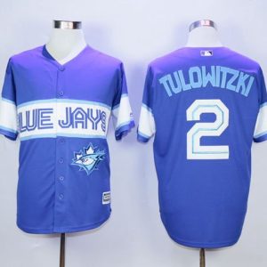 Premium Blue Jays #2 Troy Tulowitzki Blue Exclusive New Cool Base Stitched MLB Jersey