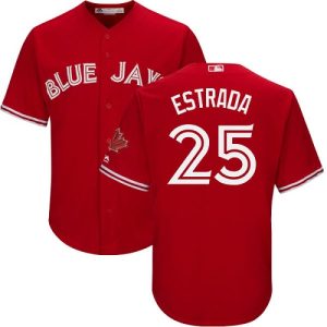 Premium Blue Jays #25 Marco Estrada Red Cool Base Canada Day Stitched Youth MLB Jersey Act fast Only a few left Secure yours today