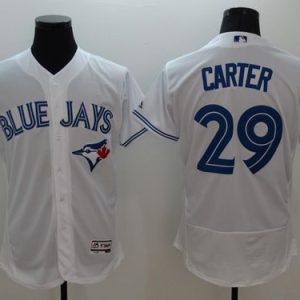 Premium Blue Jays #29 Joe Carter White Flexbase Authentic Collection Stitched MLB Jersey