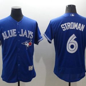 Premium Blue Jays #6 Marcus Stroman Blue Flexbase Authentic Collection Stitched MLB Jersey