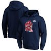Premium Boston Red Sox Majestic 2019 London Series Splatter Pullover Hoodie Navy
