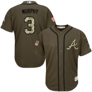 Premium Braves #3 Dale Murphy Green Salute to Service Stitched Youth MLB Jersey For a short time available Grab yours quickly to own a team jersey