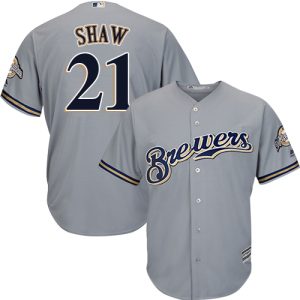 Premium Brewers #21 Travis Shaw Grey Cool Base Stitched Youth MLB Jersey Sports enthusiasts seize this opportunity Order now to feel the game excitement
