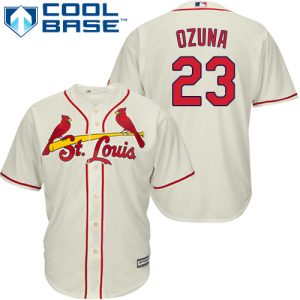 Premium Cardinals #23 Marcell Ozuna Cream Cool Base Stitched Youth MLB Jersey Sports enthusiasts seize this opportunity Order now to feel the game excitement
