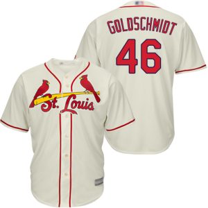 Premium Cardinals #46 Paul Goldschmidt Cream Cool Base Stitched Youth MLB Jersey Act fast Only a few left Secure yours today