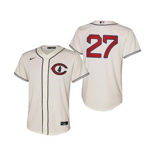 Premium Chicago Cubs #27 Seiya Suzuki Youth 2022 Field of Dreams MLB Game Jersey   Cream Limited stock Order now to show your love for your team