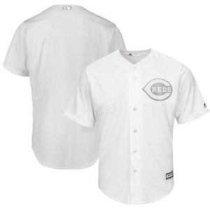 Premium Cincinnati Reds Blank Majestic 2019 Players' Weekend Cool Base Team Jersey White