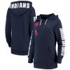 Premium Cleveland Guardians G III 4Her by Carl Banks Women's 12th Inning Pullover Hoodie Navy