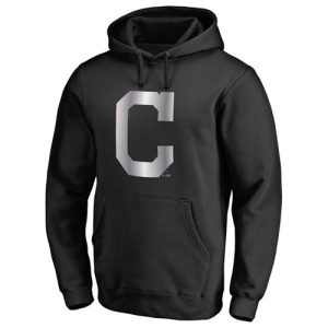 Premium Cleveland Guardians Platinum Collection Pullover Hoodie Black