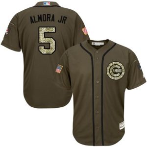 Premium Cubs #5 Albert Almora Jr. Green Salute to Service Stitched Youth MLB Jersey Hurry Exclusive offer Place your order immediately for a great jersey