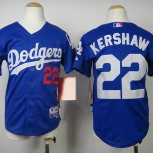 Premium Dodgers #22 Clayton Kershaw Blue Cool Base Stitched Youth MLB Jersey Retailers boost your inventory Order now to meet customer demand