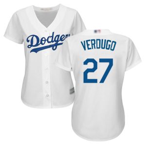 Premium Dodgers #27 Alex Verdugo White Home Women's Stitched MLB Jersey Be among the first buyers Order now to enjoy top notch quality