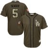 Premium Dodgers #5 Corey Seager Green Salute to Service Stitched Youth MLB Jersey Retailers boost your inventory Order now to meet customer demand