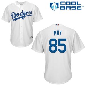 Premium Dodgers #85 Dustin May White New Cool Base Stitched MLB Jersey