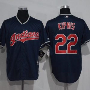 Premium Guardians #22 Jason Kipnis Navy Blue New Cool Base Stitched MLB Jersey