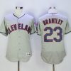 Premium Guardians #23 Michael Brantley Grey Flexbase Authentic Collection Stitched MLB Jersey
