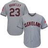 Premium Guardians #23 Michael Brantley Grey Road Stitched Youth MLB Jersey Retailers boost your inventory Order now to meet customer demand