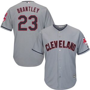 Premium Guardians #23 Michael Brantley Grey Road Stitched Youth MLB Jersey Retailers boost your inventory Order now to meet customer demand
