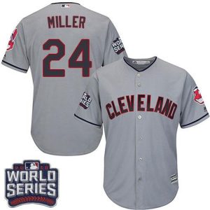 Premium Guardians #24 Andrew Miller Grey Road 2016 World Series Bound Stitched Youth MLB Jersey Be among the first buyers Order now to enjoy top notch quality