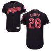 Premium Guardians #28 Corey Kluber Navy Blue Flexbase Authentic Collection Stitched MLB Jersey