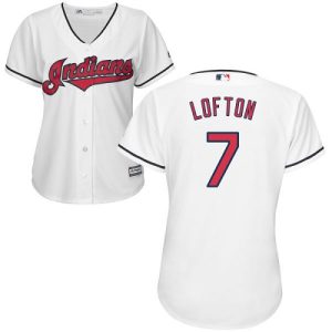 Premium Guardians #7 Kenny Lofton White Home Women's Stitched MLB Jersey Retailers boost your inventory Order now to meet customer demand