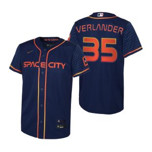 Premium Houston Astros #35 Justin Verlander Navy Youth Nike 2022 City Connect Replica MLB Jersey With high demand Don't miss out Order now to wear your team colors