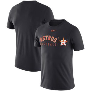 Premium Houston Astros Nike MLB Practice T Shirt Anthracite