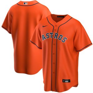 Premium Houston Astros Nike Youth Alternate 2020 MLB Team Jersey Orange Sports fans this is your chance Order soon to be part of the action