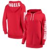 Premium Los Angeles Angels G III 4Her by Carl Banks Women's 12th Inning Pullover Hoodie Red