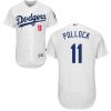 Premium Los Angeles Dodgers #11 A.J. Pollock White Flex Base Stitched MLB Jersey