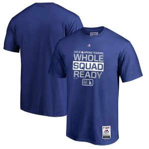 Premium Los Angeles Dodgers Majestic 2019 Spring Training Authentic Collection T Shirt Royal