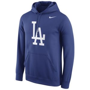 Premium Los Angeles Dodgers Nike Logo Performance Pullover Royal MLB Hoodie
