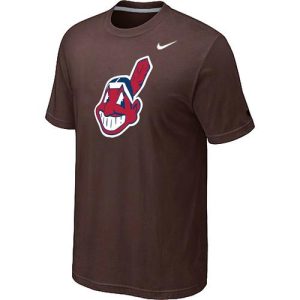 Premium MLB Cleveland Guardians Heathered Nike Blended T Shirt Brown Hurry Exclusive offer Place your order immediately for a great jersey