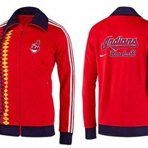 Premium MLB Cleveland Guardians Zip Jacket Orange_1