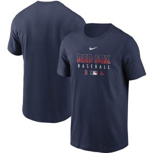 Premium Men's Boston Red Sox Nike Navy Authentic Collection Team Performance T Shirt Retailers boost your inventory Order now to meet customer demand