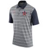Premium Men's Houston Astros Nike Gray Dri FIT Stripe Polo