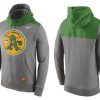 Premium Men's Oakland Athletics Nike Gray Cooperstown Collection Hybrid Pullover Hoodie